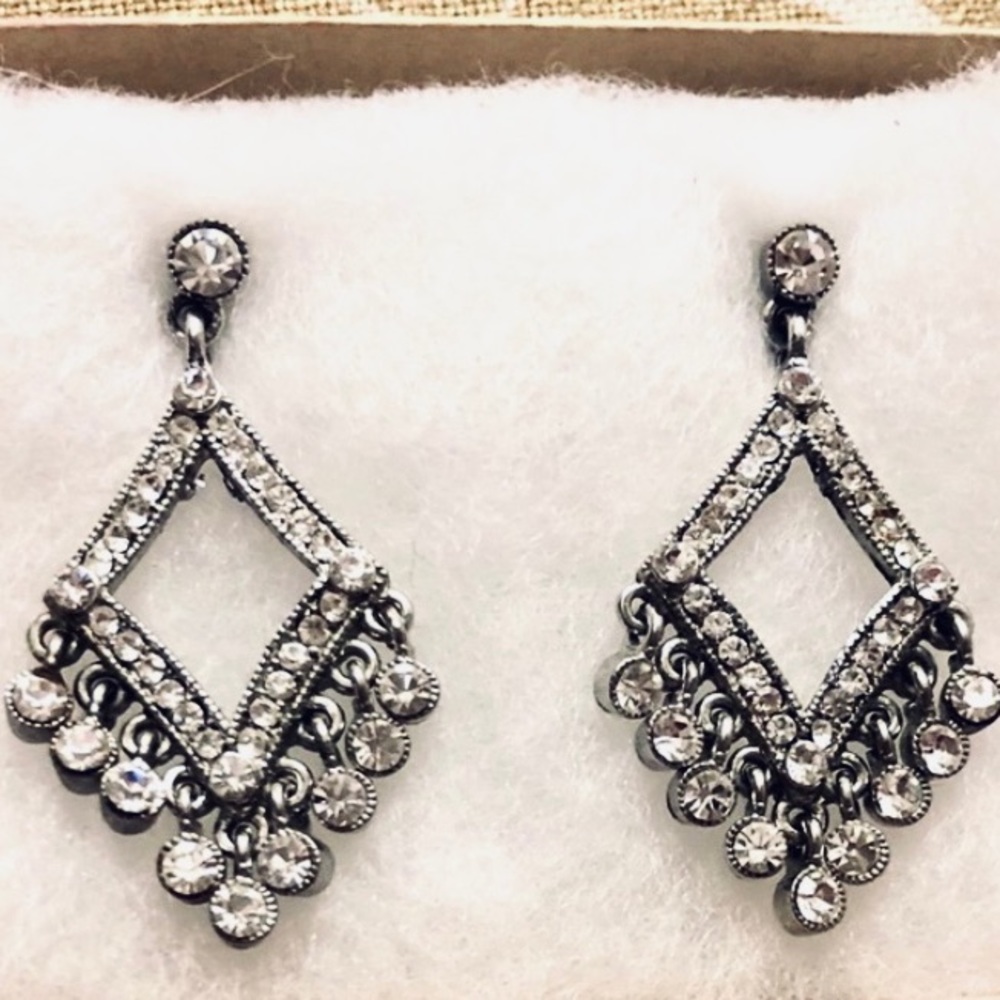 Boutique Designer Earrings Sterling Silver Plated